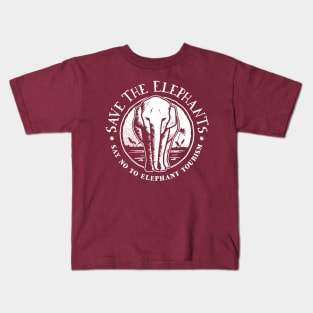 Elephant Rescue - Save The Elephants Kids T-Shirt